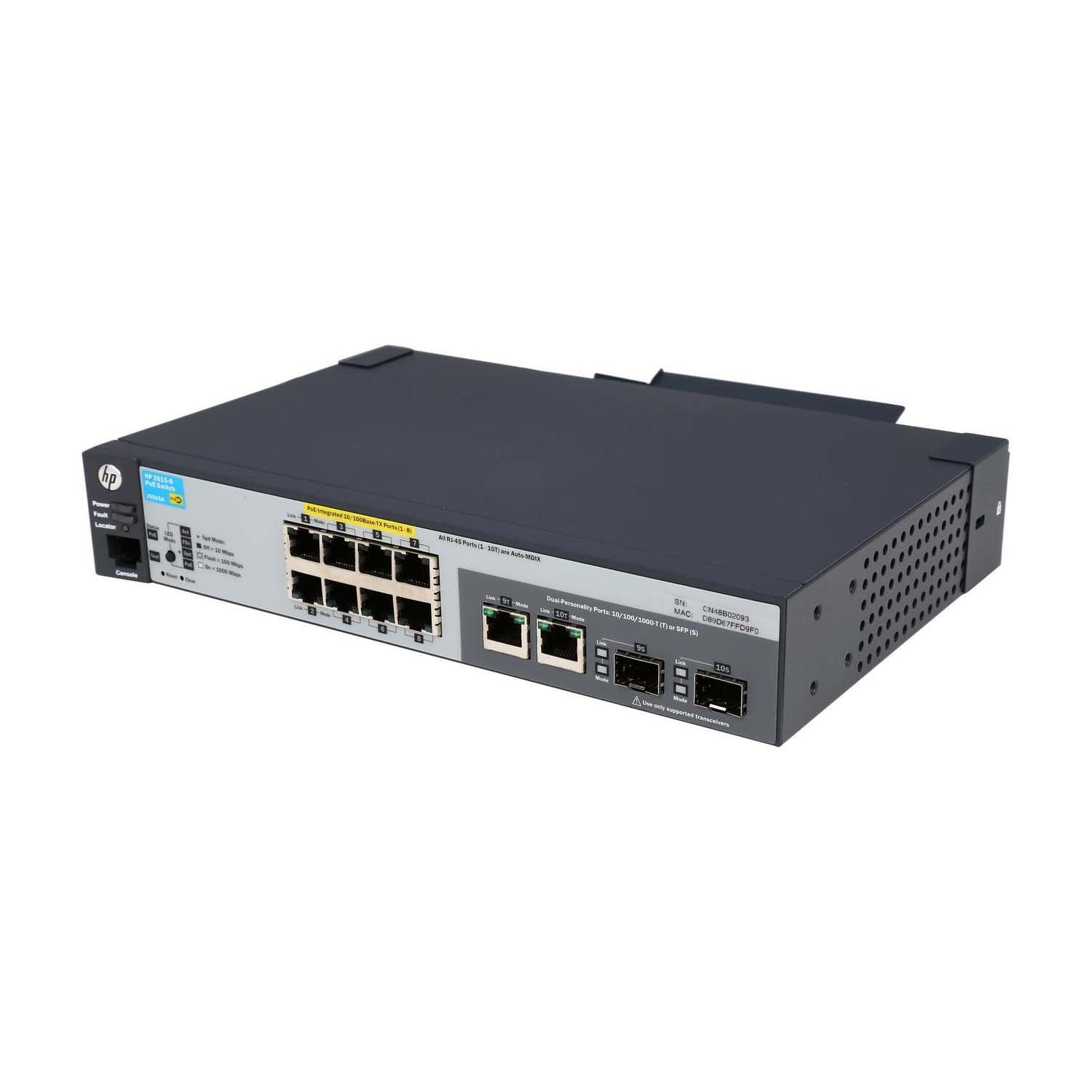 スイッチ本体 Amazon.com: HP Procurve 2615-8-PoE Stackable Ethernet Switch